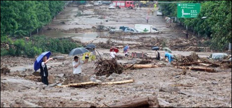 سیول: بارش اور مٹی کے تودے گرنے سے71 افراد ہلاک