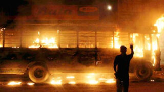 bus fire