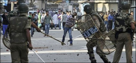 بھارتی یوم آزادی پر مقبوضہ کشمیر میں یوم سیاہ