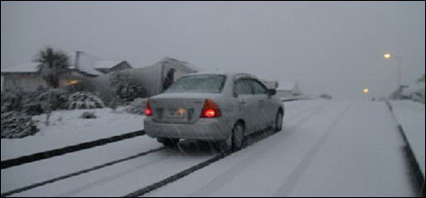 newzealand snowfall