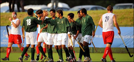 قاہرہ : پاکستان جونیئر ہاکی ٹیم کی مصرکی سینئر ٹیم کو 1-2 سے شکست