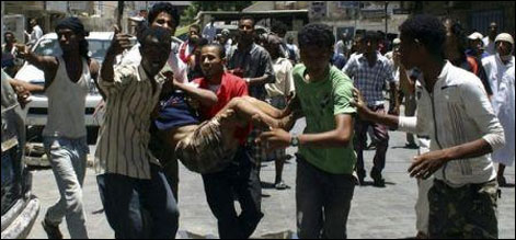 yemen protest
