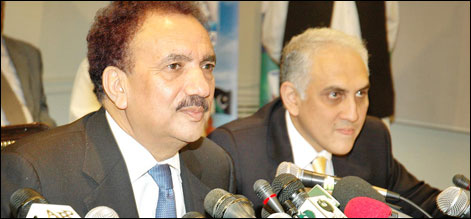 لینڈ مافیا کے خلاف تین چار روز میں ایکشن لیں گے،رحمان ملک