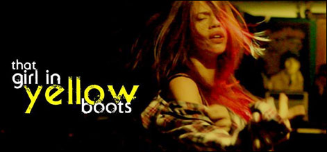yellow boots