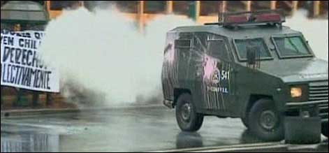 Chile clashes