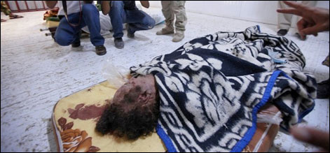 لیبیا کے سابق رہنما کرنل قذافی کی تدفین کی ویڈیو جاری