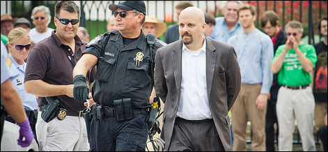 arrested