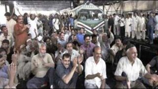 railway protest