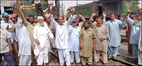 railway protest