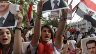 syria rally