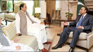 zardari meets