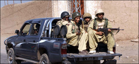 اورکزئی: سیکیورٹی فورسز کی گولہ باری، سات شدت پسند ہلاک