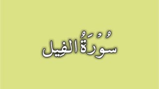 105-Surah Al Fil