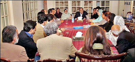 zardari meeting