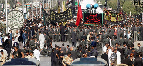 شہدائے کربلا کا چہلم،جلوسوں کی حفاظت کیلیے سخت انتظامات