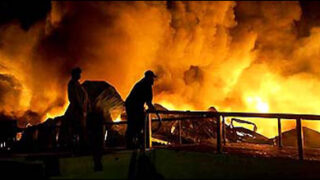 karachi fire