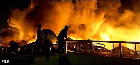karachi fire