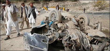 افغانستان: خود کش کاربم دھماکے میں 9 افراد ہلاک، 6 زخمی