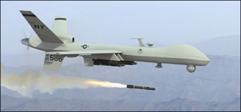 Drone attack