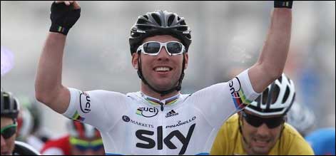 قطر سائیکلنگ: مارک کیونڈش نے تیسرا مرحلہ جیت لیا