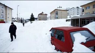 europe snowfall