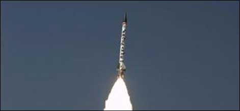 بھارت کا حساس ریڈار سے لیس میزائل کا تجربہ