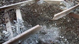 rail track blasts