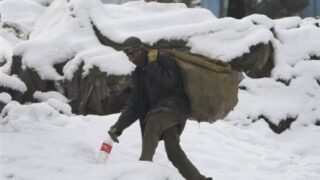 afghanistan snowfall