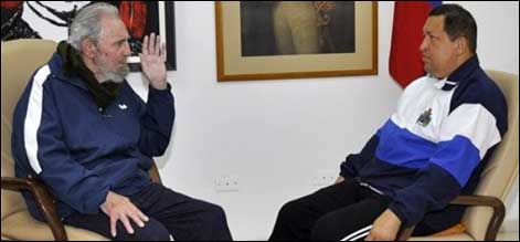 وینزویلا کے صدرشاویز کی فیڈرل کا سترو سے ملاقات