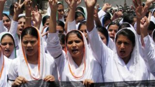 nurse protest