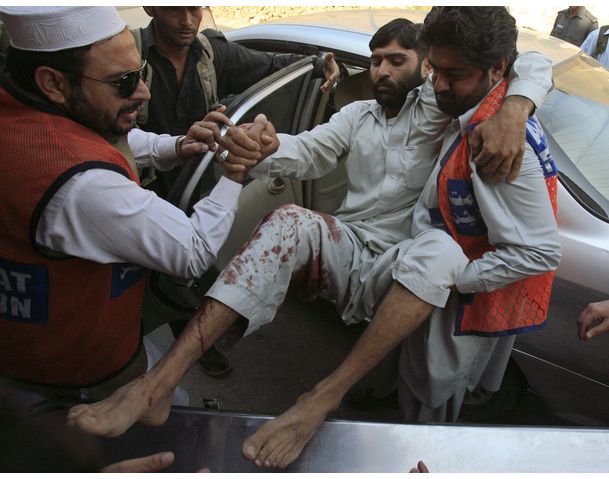 پشاور : جنازے کے دوران دھماکا،10 افراد جاں بحق