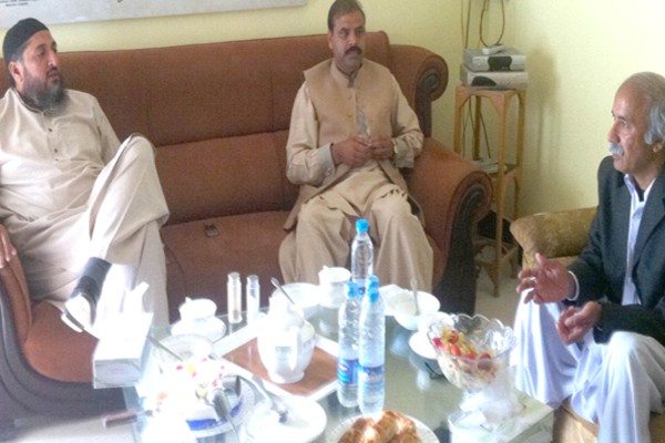 شیخ نوازش علی کی چوہدری عبدالمالک ، چوہدری عابد ر ضا سے خصوصی ملاقات