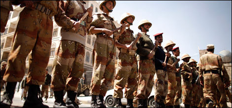 یمن میں جھڑپیں، 36 فوجی اور25 جنگجو ہلاک
