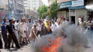 Load Shedding Protest