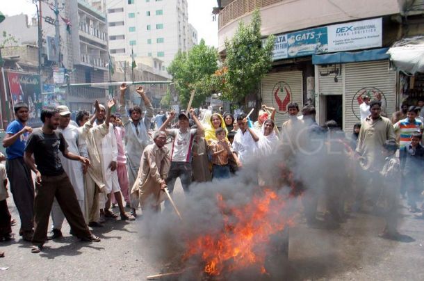 Load Shedding Protest