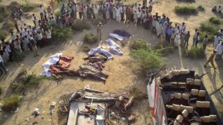 india bus accident