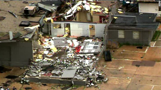 امریکی ریاست اوکلوہاما میں شدید طوفان نے تباہی مچا دی