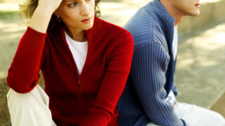 sad couple