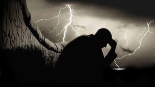 sad man thinking