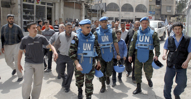 syria UN monitors