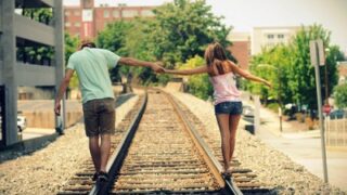 walk on railway line