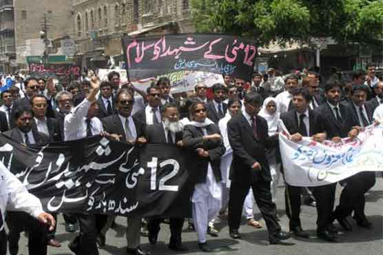 سانحہ 12 مئی کو پانچ سال، قاتل گرفتار نہ ہو سکے، عدالتی بائیکاٹ