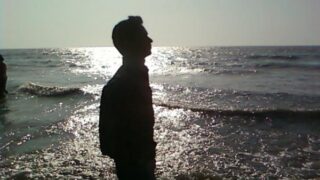 standing at beach