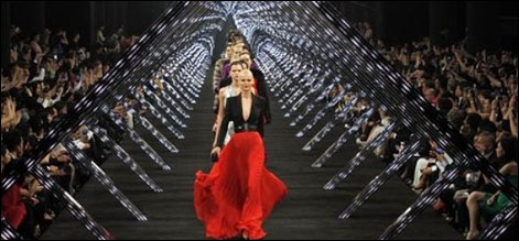 چین، بیجنگ میں رنگارنگ فیشن شو