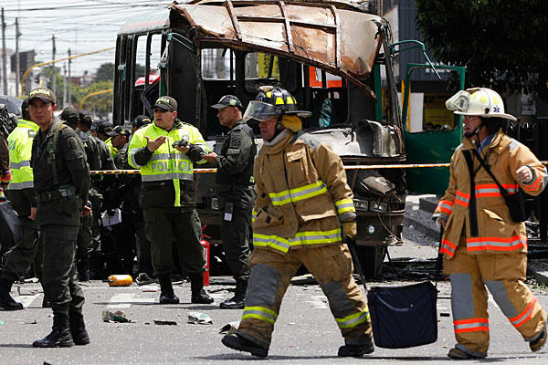 colombia bomb blast