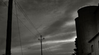 man alone walking