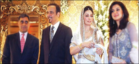 ریما کے ولیمہ میں مہمانوں کا جمگھٹا