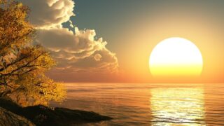 sun rising