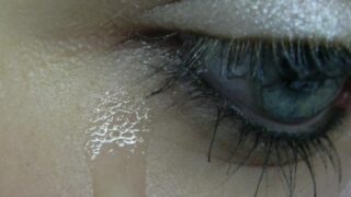 tears are falling
