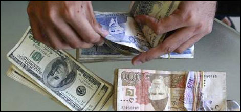 روپیہ پھر دباؤ میں ، ڈالر کی قدر میں اضافہ